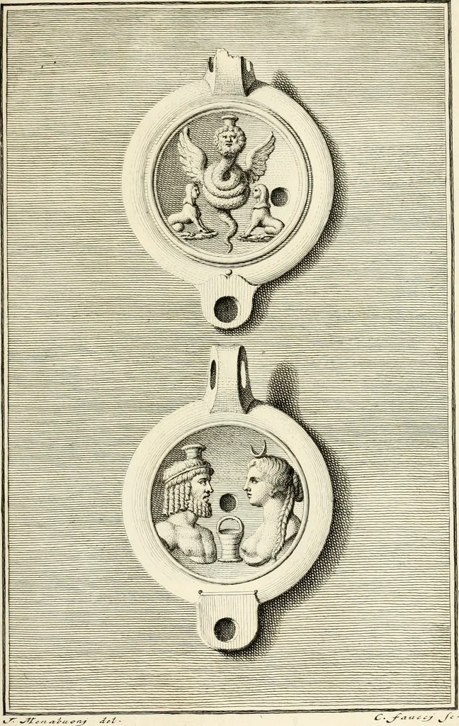 An illustration from Lucernae fictiles musei Passerii, 1739, leaf 168