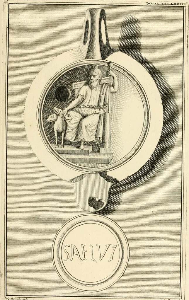 An illustration from Lucernae fictiles musei Passerii, 1739, leaf 174