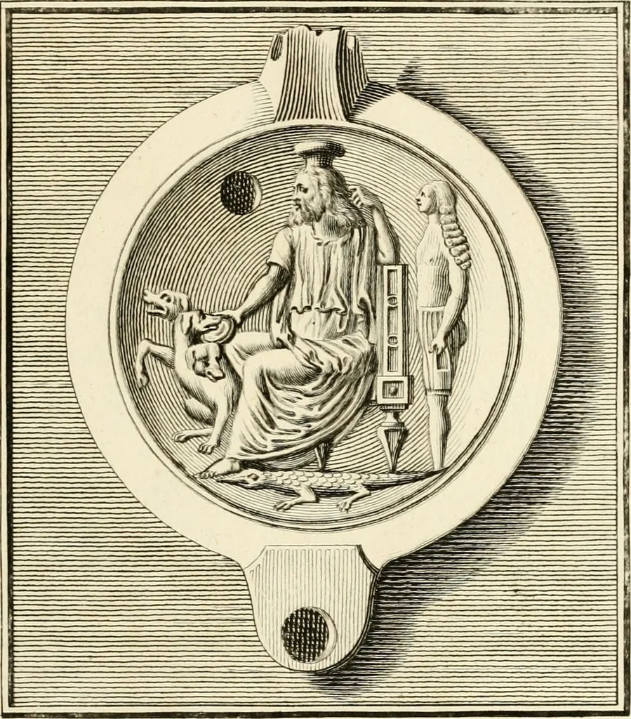 An illustration from Lucernae fictiles musei Passerii, 1739, leaf 176