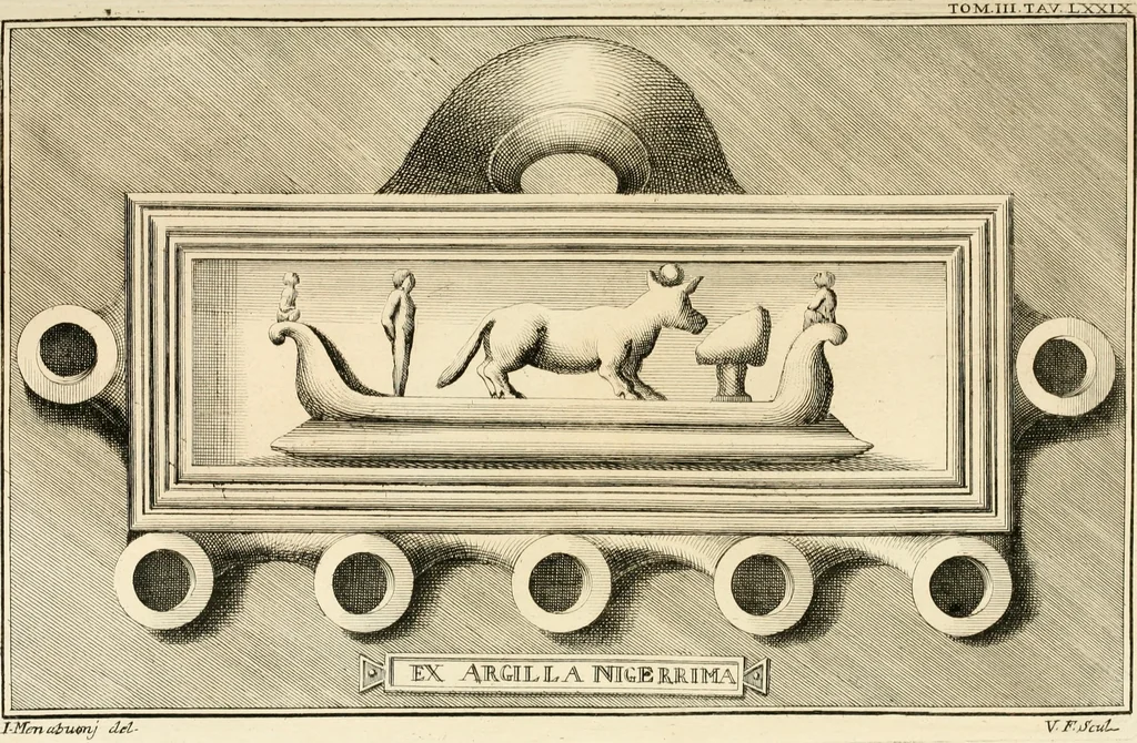 An illustration from Lucernae fictiles musei Passerii, 1739, leaf 186