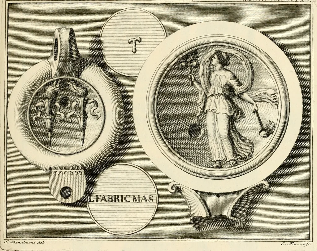 An illustration from Lucernae fictiles musei Passerii, 1739, leaf 198
