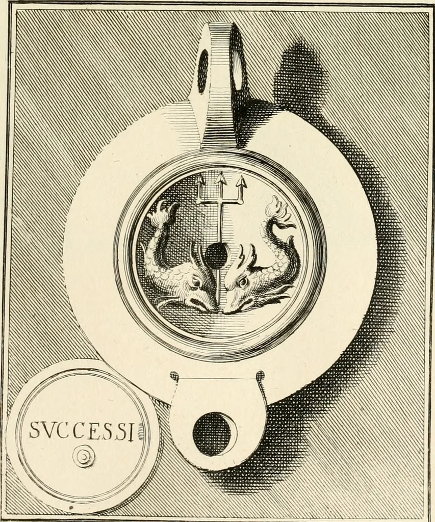 An illustration from Lucernae fictiles musei Passerii, 1739, leaf 200