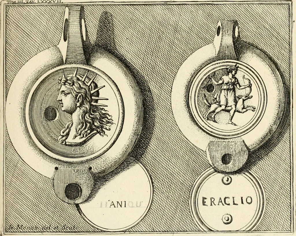 An illustration from Lucernae fictiles musei Passerii, 1739, leaf 202