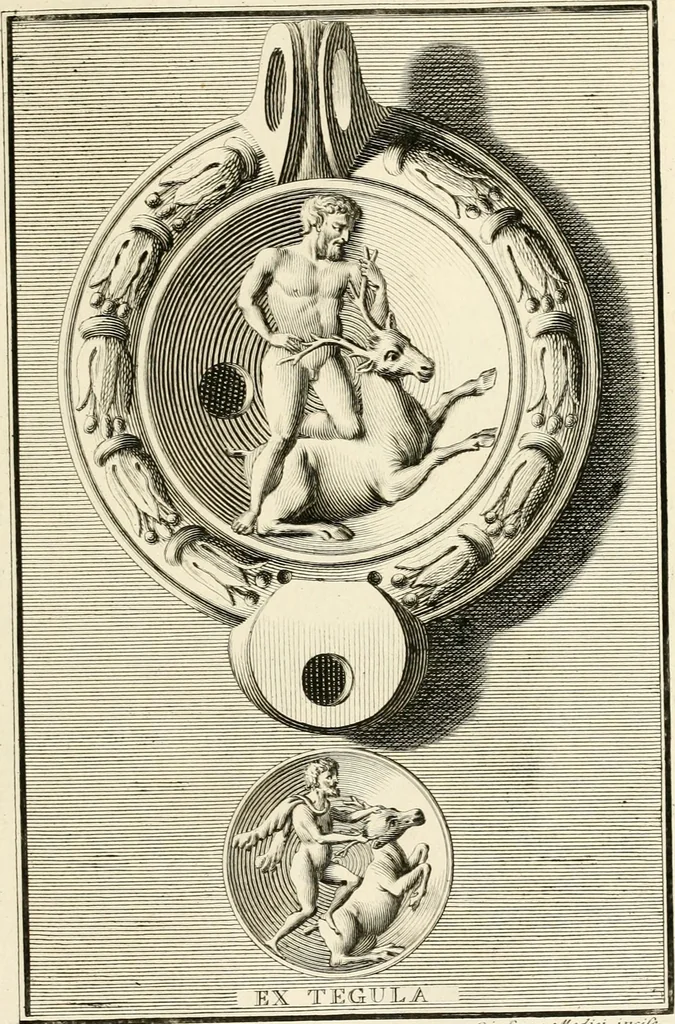 An illustration from Lucernae fictiles musei Passerii, 1739, leaf 216