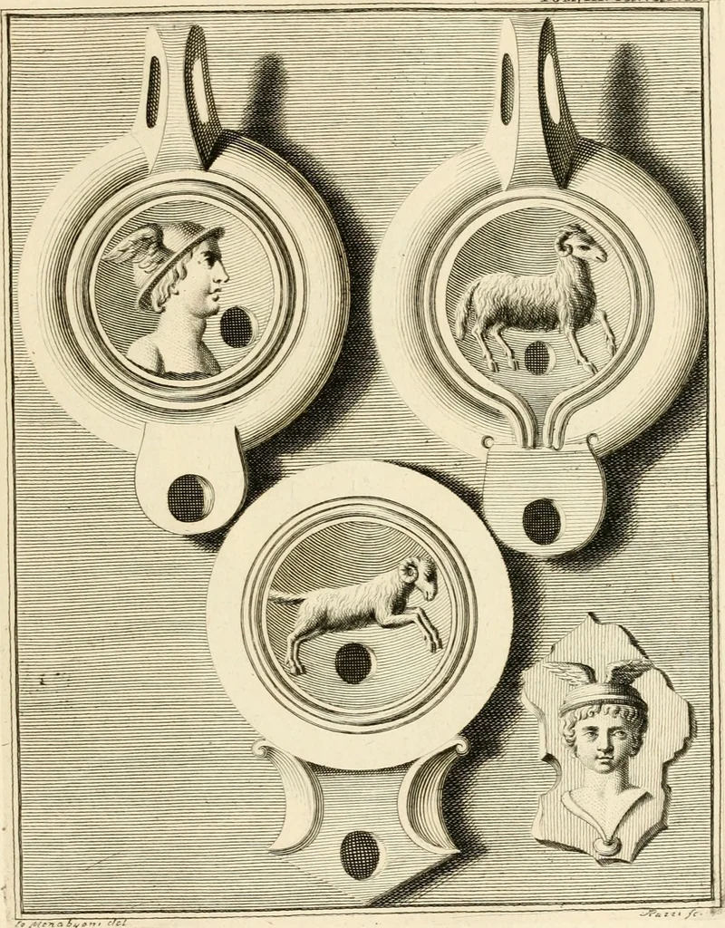An illustration from Lucernae fictiles musei Passerii, 1739, leaf 222