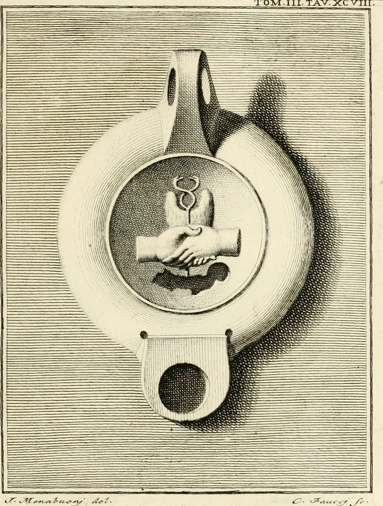 An illustration from Lucernae fictiles musei Passerii, 1739, leaf 224