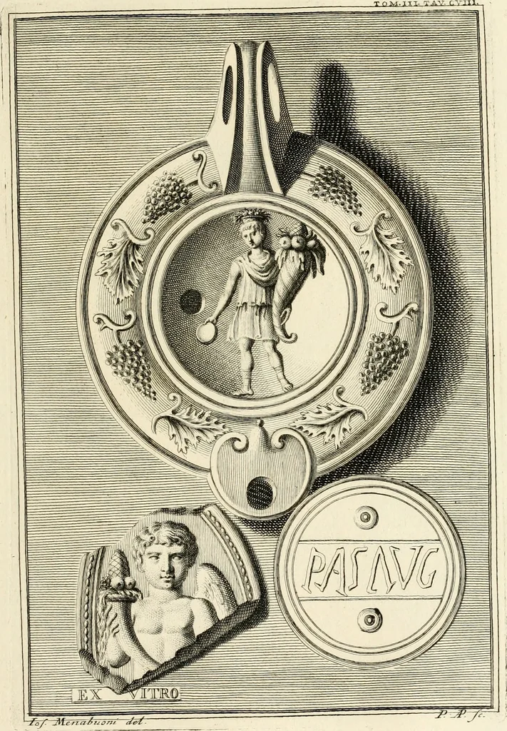 An illustration from Lucernae fictiles musei Passerii, 1739, leaf 244