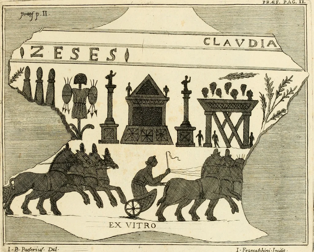 An illustration from Lucernae fictiles musei Passerii, 1739, leaf 28
