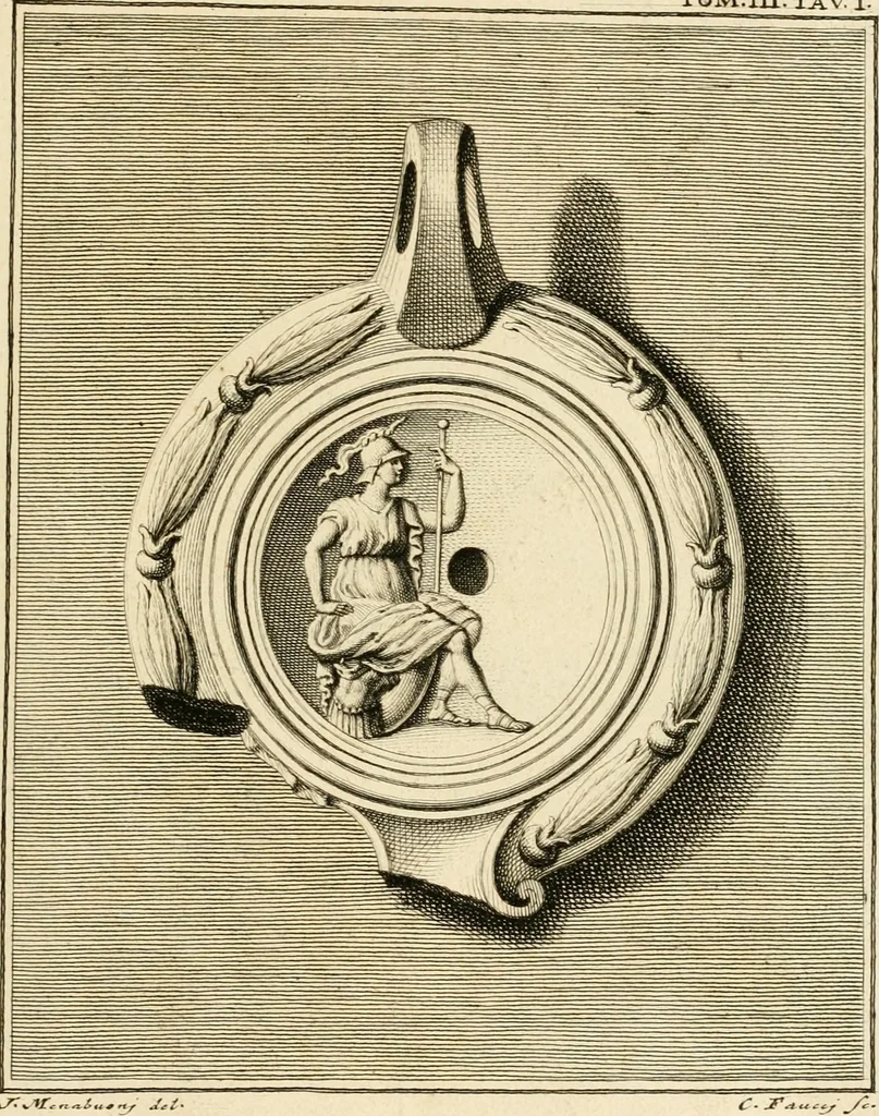 An illustration from Lucernae fictiles musei Passerii, 1739, leaf 30