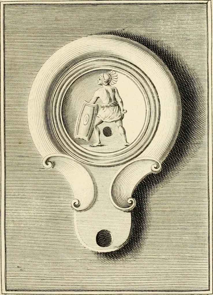 An illustration from Lucernae fictiles musei Passerii, 1739, leaf 40