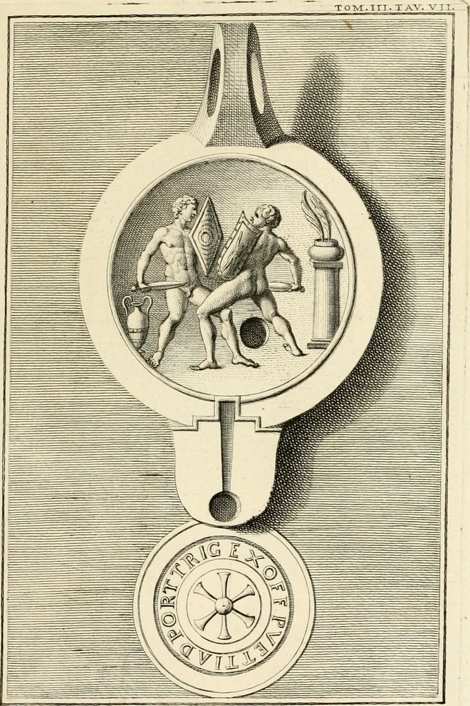 An illustration from Lucernae fictiles musei Passerii, 1739, leaf 42