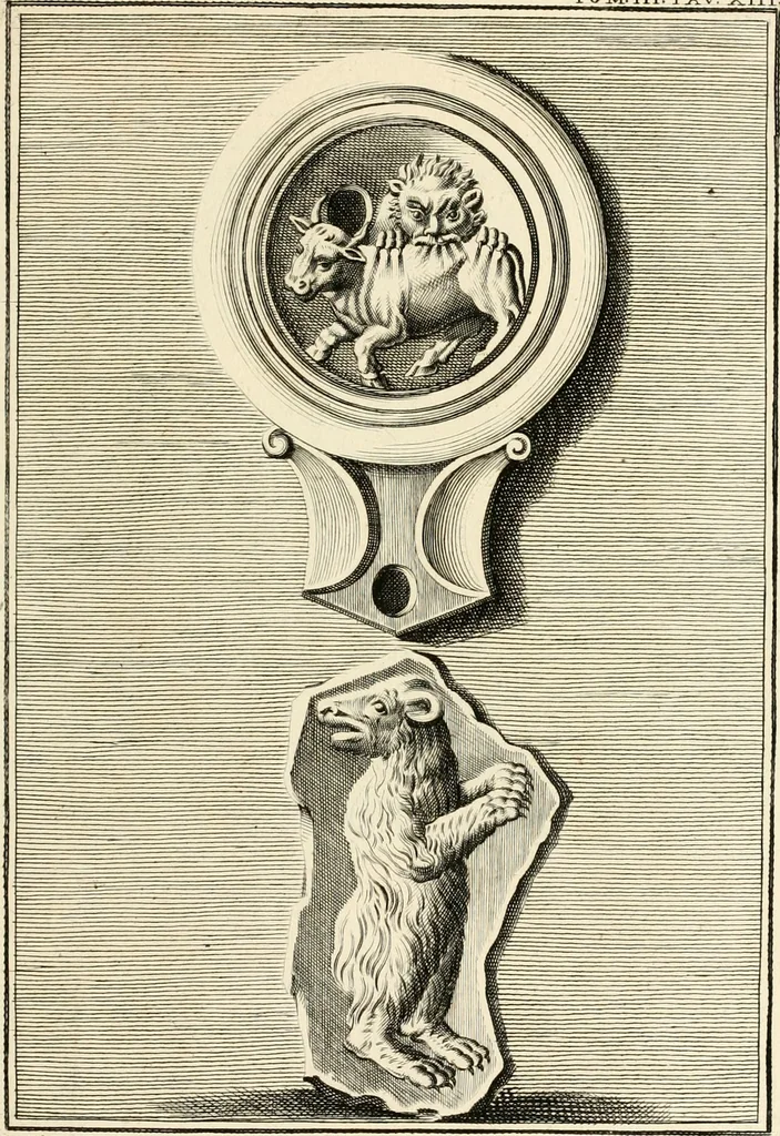 An illustration from Lucernae fictiles musei Passerii, 1739, leaf 54