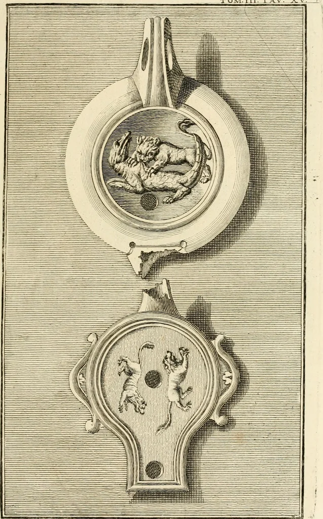 An illustration from Lucernae fictiles musei Passerii, 1739, leaf 58