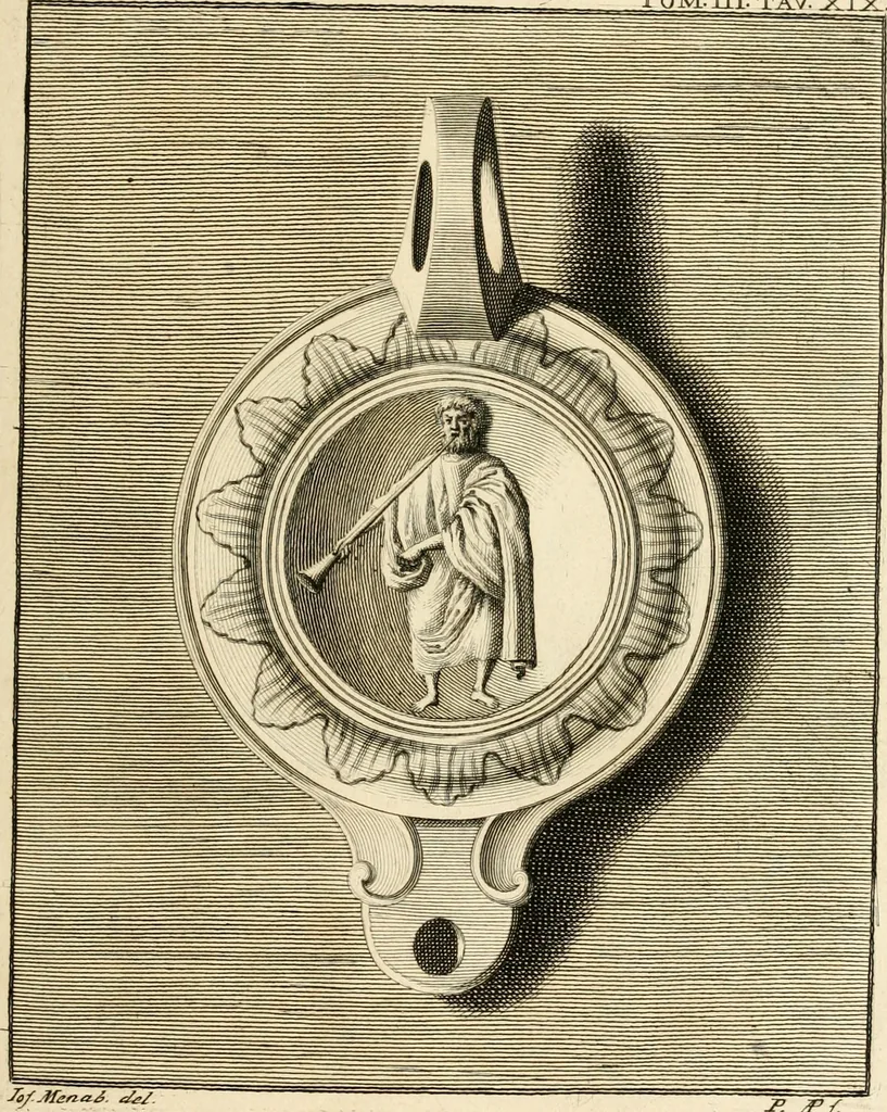 An illustration from Lucernae fictiles musei Passerii, 1739, leaf 66