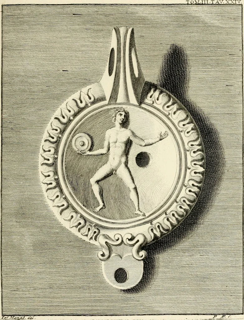 An illustration from Lucernae fictiles musei Passerii, 1739, leaf 76