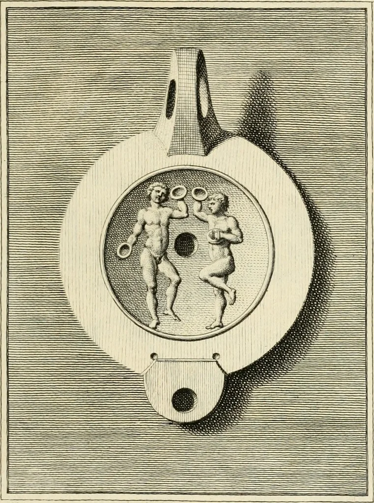 An illustration from Lucernae fictiles musei Passerii, 1739, leaf 78