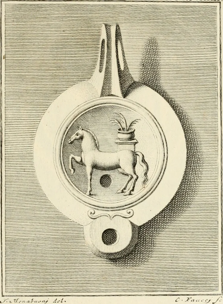 An illustration from Lucernae fictiles musei Passerii, 1739, leaf 88