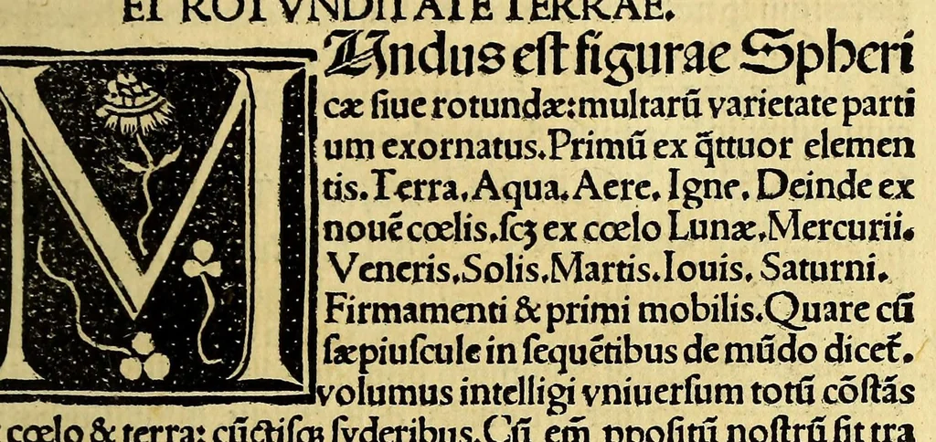An illustration from Luculentissima quaeda[m] terrae totius descriptio : cu[m] multis vtilissimis cosmographiae iniciis. Nouaq[ue] [et] q[uam] ante fuit verior Europæ nostræ formatio. Præterea, fluuioru[m]: montiu[m]: prouintiaru[m]: vrbiu[m]: [et] gentium q[uam] plurimoru[m] vetustissima nomina recentioribus admixta vocabulis. Multa etia[m] quæ diligens lector noua vsuiq[ue] futura inueniet . ., 1515, leaf 37