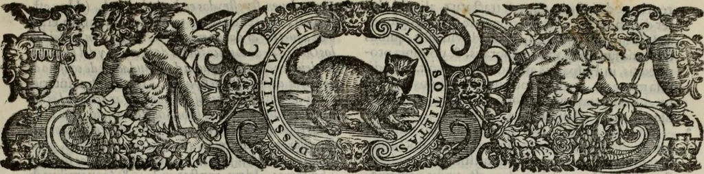 An illustration from Lud. Molinae e Societate Jesu ... De iustitia et jure tratactus : qui est de justitia commutativa circa bona corporis, personarumque nobis coniunctarum, 1611, leaf 1626