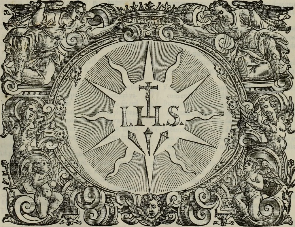 An illustration from Lud. Molinae e Societate Jesu ... De iustitia et jure tratactus : qui est de justitia commutativa circa bona corporis, personarumque nobis coniunctarum, 1611, leaf 2568