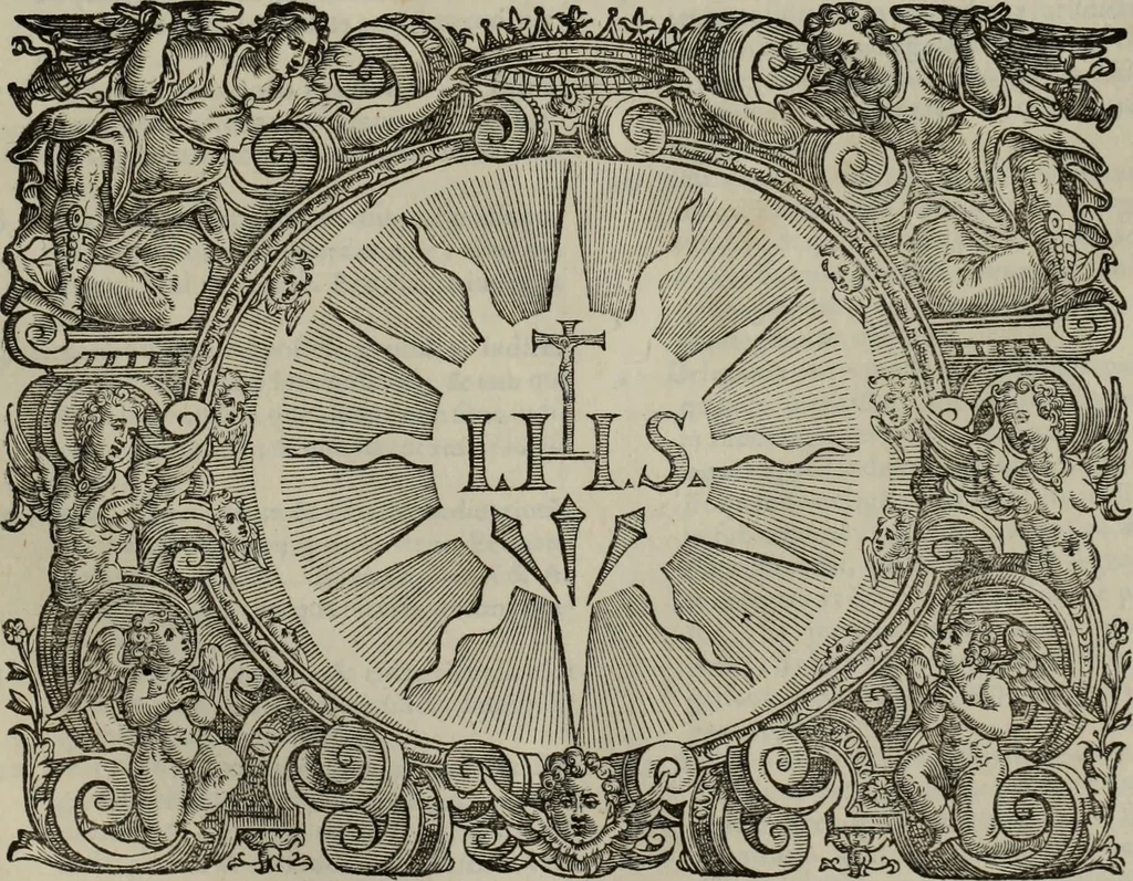 An illustration from Lud. Molinae e Societate Jesu ... De iustitia et jure tratactus : qui est de justitia commutativa circa bona corporis, personarumque nobis coniunctarum, 1611, leaf 2712