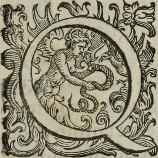 An illustration from Lud. Molinae e Societate Jesu ... De iustitia et jure tratactus : qui est de justitia commutativa circa bona corporis, personarumque nobis coniunctarum, 1611, leaf 6