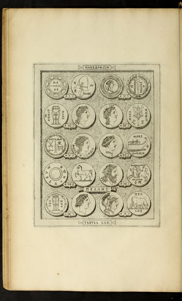 An illustration from Ludovici Nonni Commentarius in Huberti GoltzI Graeciam, insulas, et Asiam Minorem, 1644, leaf 46