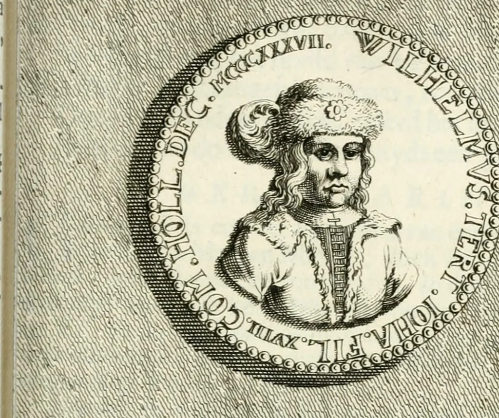 An illustration from Lud. Smids. M.D. Emblemata heroica, of, De medalische sinnebeelden der ses en dertigh graaven van Holland : met konstplaaten vercierd, 1712, leaf 106