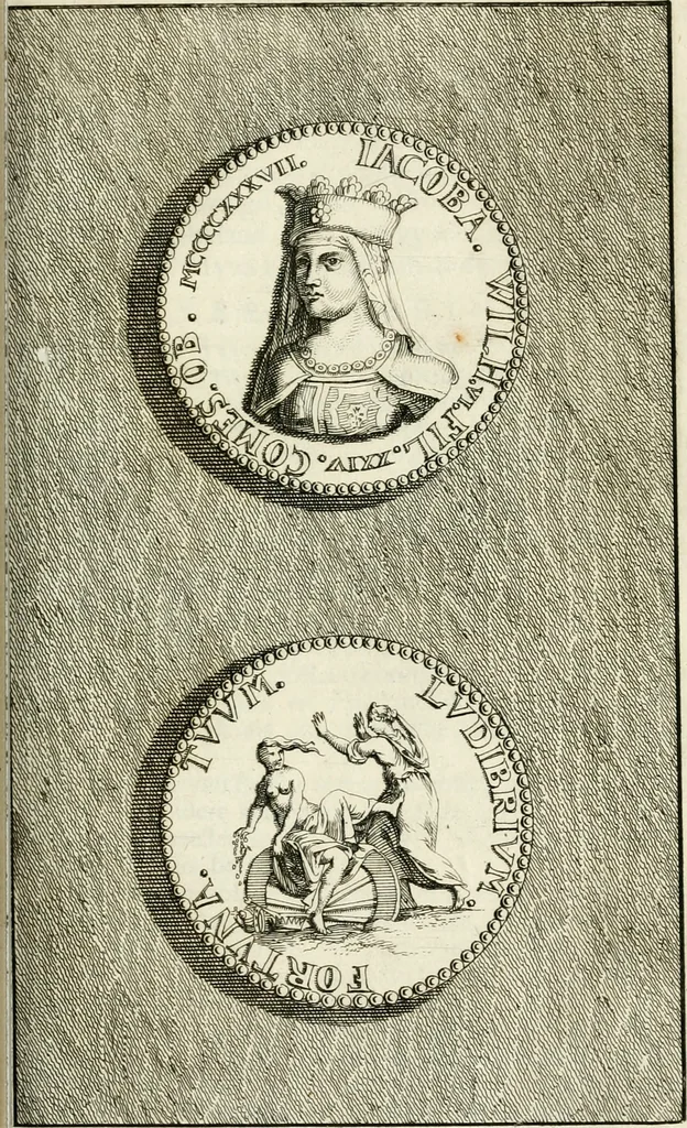 An illustration from Lud. Smids. M.D. Emblemata heroica, of, De medalische sinnebeelden der ses en dertigh graaven van Holland : met konstplaaten vercierd, 1712, leaf 130
