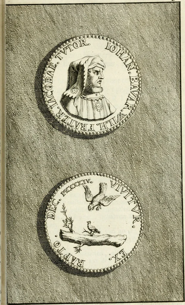 An illustration from Lud. Smids. M.D. Emblemata heroica, of, De medalische sinnebeelden der ses en dertigh graaven van Holland : met konstplaaten vercierd, 1712, leaf 134