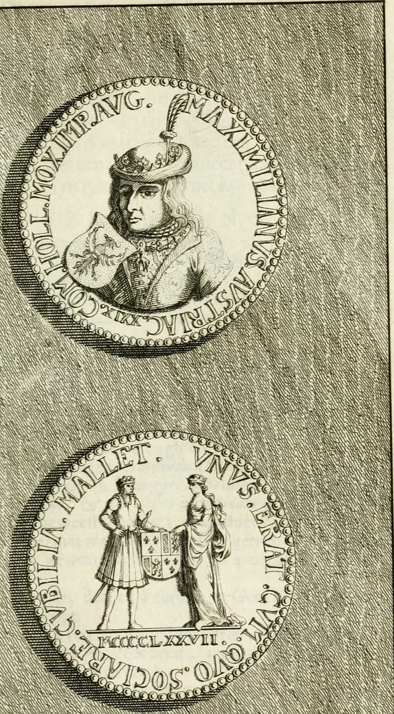 An illustration from Lud. Smids. M.D. Emblemata heroica, of, De medalische sinnebeelden der ses en dertigh graaven van Holland : met konstplaaten vercierd, 1712, leaf 150