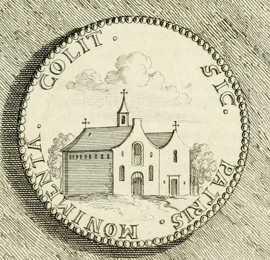 An illustration from Lud. Smids. M.D. Emblemata heroica, of, De medalische sinnebeelden der ses en dertigh graaven van Holland : met konstplaaten vercierd, 1712, leaf 26