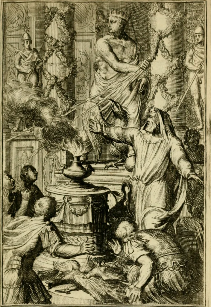 An illustration from Lud. Smids Tooneel van staat der Roomsche keiseren : neevens deeser groot muntekabinet, 1694, leaf 26