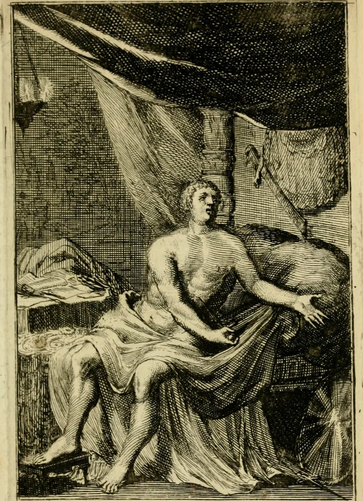 An illustration from Lud. Smids Tooneel van staat der Roomsche keiseren : neevens deeser groot muntekabinet, 1694, leaf 42