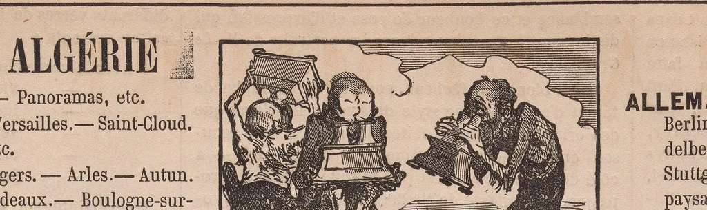 An illustration from La Lumière : revue de la photographie, beaux-arts, heliographie, sciences, 1851, leaf 16