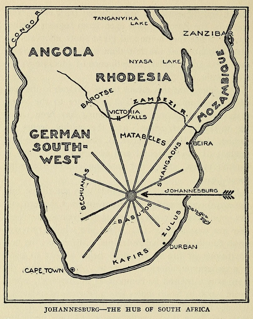 An illustration from The lure of Africa, 1917, leaf 170