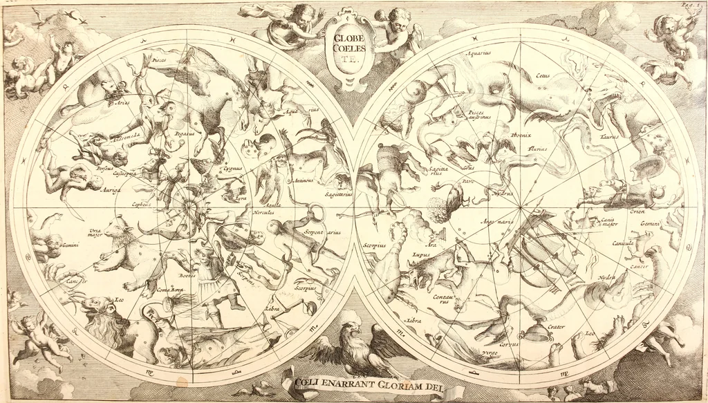 An illustration from L'usage des globes celestes et terrestres, et des spheres, suivant les differens systemes du monde; précedé d'un Traité de cosmographie, 1700, leaf 15