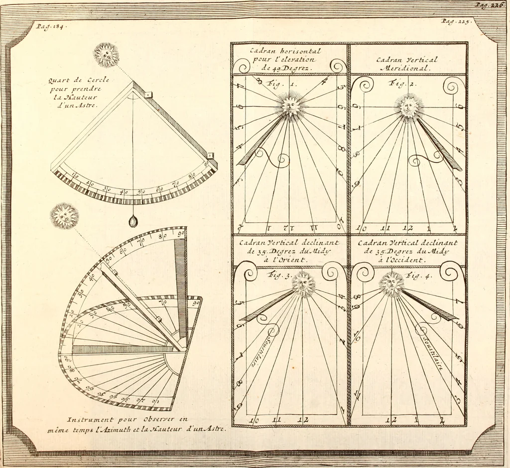 An illustration from L'usage des globes celestes et terrestres, et des spheres, suivant les differens systemes du monde; précedé d'un Traité de cosmographie, 1700, leaf 270