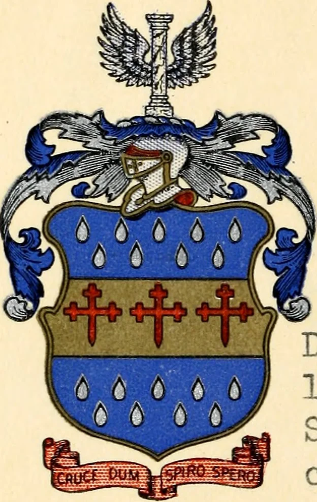 An illustration from Lutheri Catechismus : ofwersatt på American-Virginiske språket, 1696, leaf 1