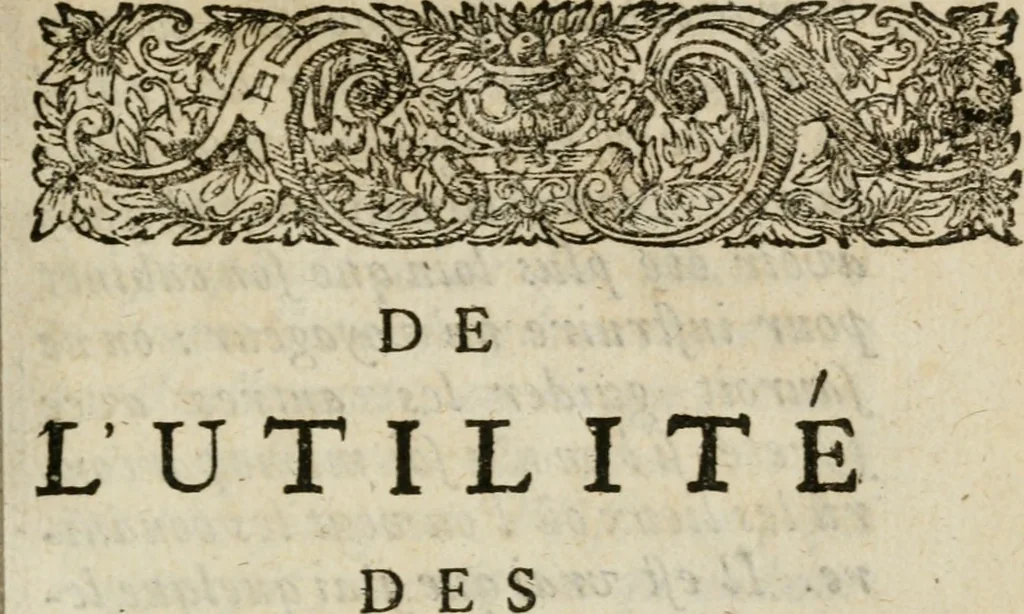 An illustration from L'utilité des voyages : qui concernent la connoissance des médailles, inscriptions, statues, dieux lares, peintures anciennes, et les bas reliefs, pierres precieuses et gravées, cachets, talismans, anneaux, manuscrits, langues, & autres choses remarquables, et l'avantage que la recherche de toutes ces antiquitez procure aux sçavans, avec un memoire de quelques observations generales qu'on peut faire pour ne pas voyager inutilement, 1693, leaf 16