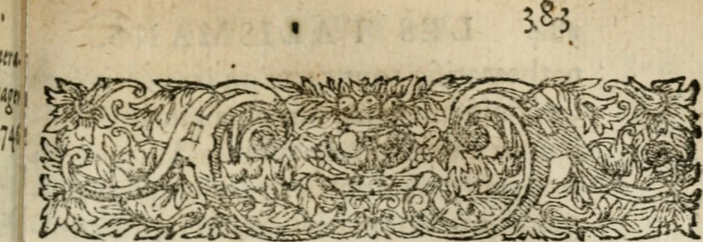 An illustration from L'utilité des voyages : qui concernent la connoissance des médailles, inscriptions, statues, dieux lares, peintures anciennes, et les bas reliefs, pierres precieuses et gravées, cachets, talismans, anneaux, manuscrits, langues, & autres choses remarquables, et l'avantage que la recherche de toutes ces antiquitez procure aux sçavans, avec un memoire de quelques observations generales qu'on peut faire pour ne pas voyager inutilement, 1693, leaf 402