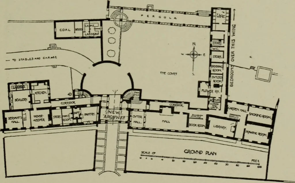 An illustration from Lutyens houses and gardens, 1921, leaf 130