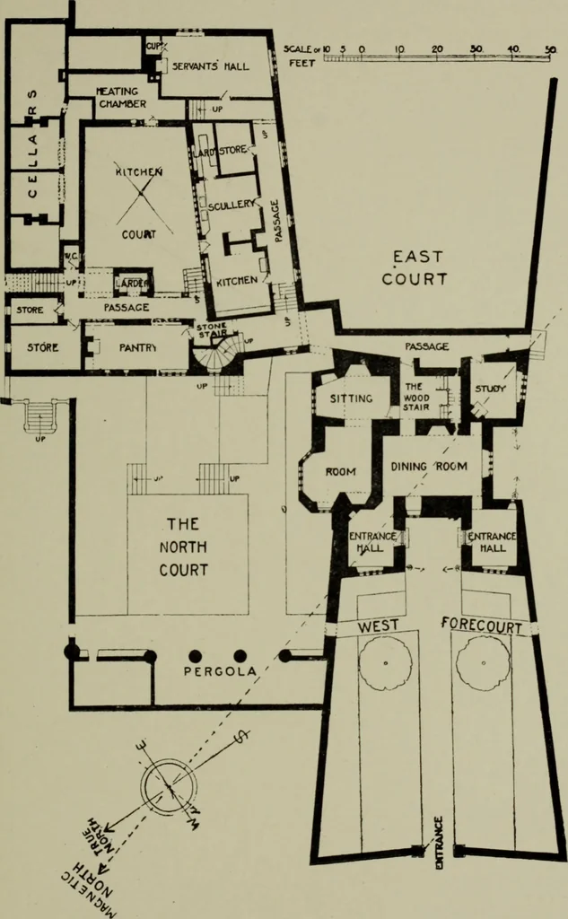 An illustration from Lutyens houses and gardens, 1921, leaf 138