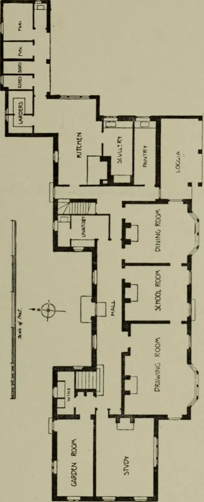 An illustration from Lutyens houses and gardens, 1921, leaf 154