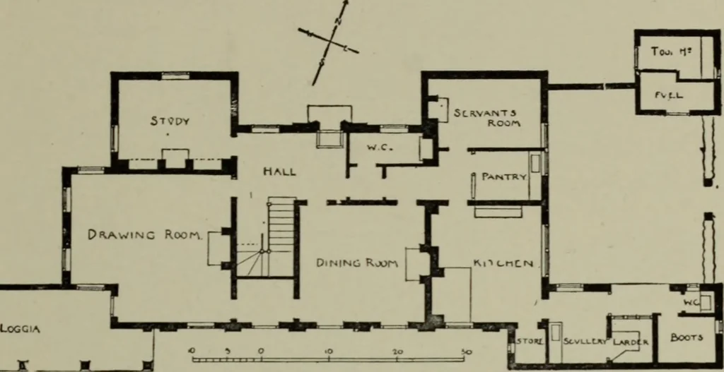 An illustration from Lutyens houses and gardens, 1921, leaf 160