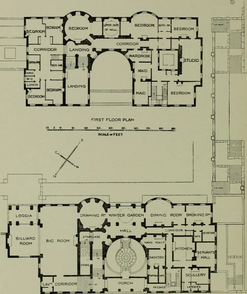 An illustration from Lutyens houses and gardens, 1921, leaf 165