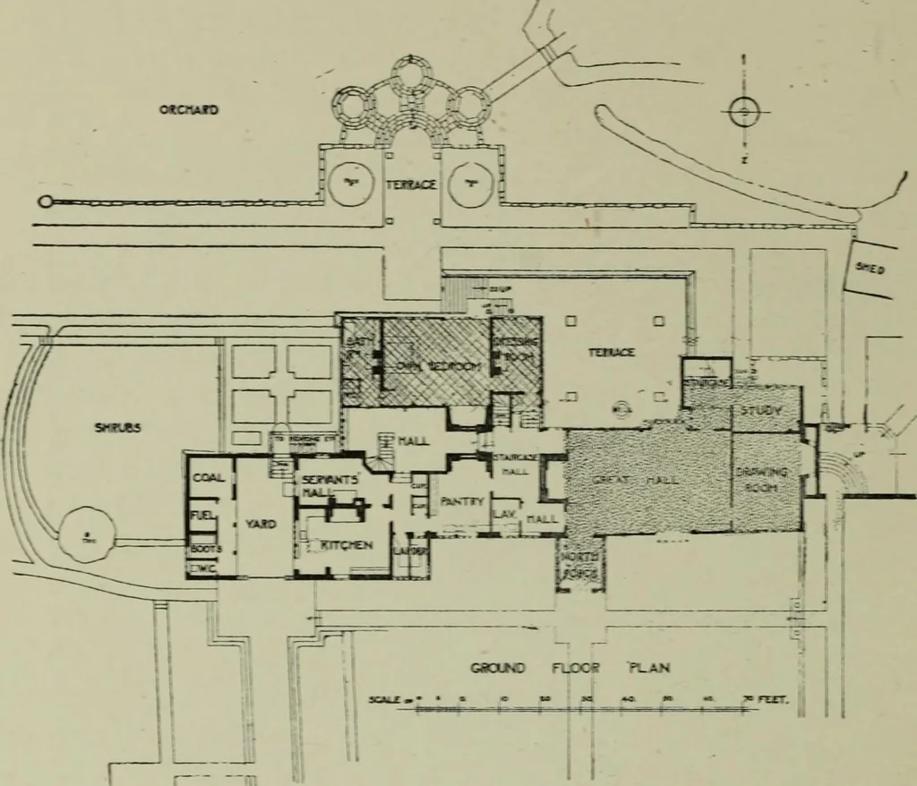 An illustration from Lutyens houses and gardens, 1921, leaf 179