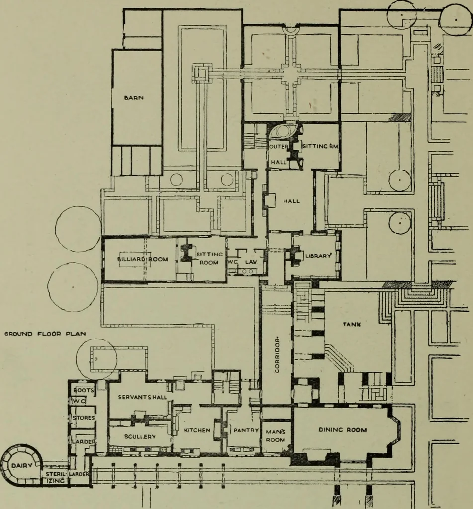 An illustration from Lutyens houses and gardens, 1921, leaf 187
