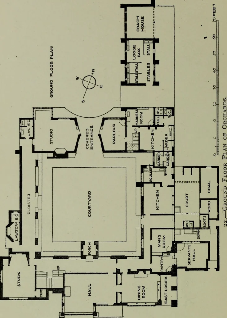 An illustration from Lutyens houses and gardens, 1921, leaf 45