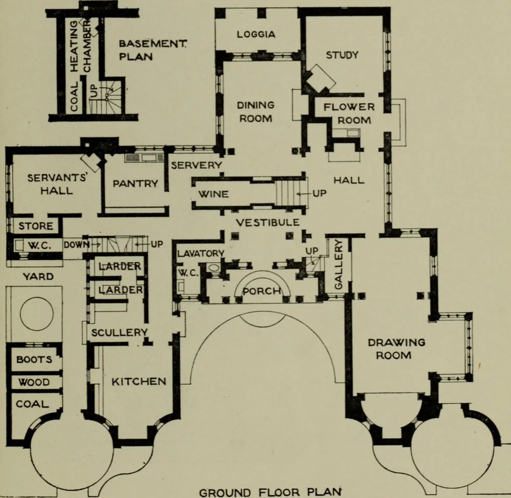 An illustration from Lutyens houses and gardens, 1921, leaf 54